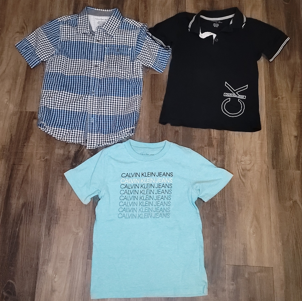 EUC Calvin Klien Boys Tops Size 7